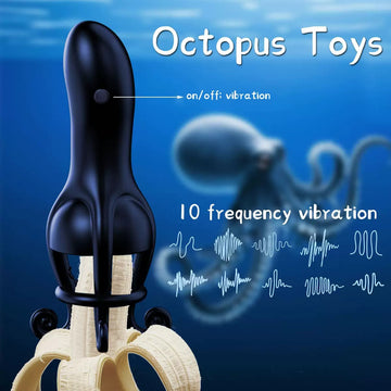 Oktopus-Vibrationspenismassagegerät